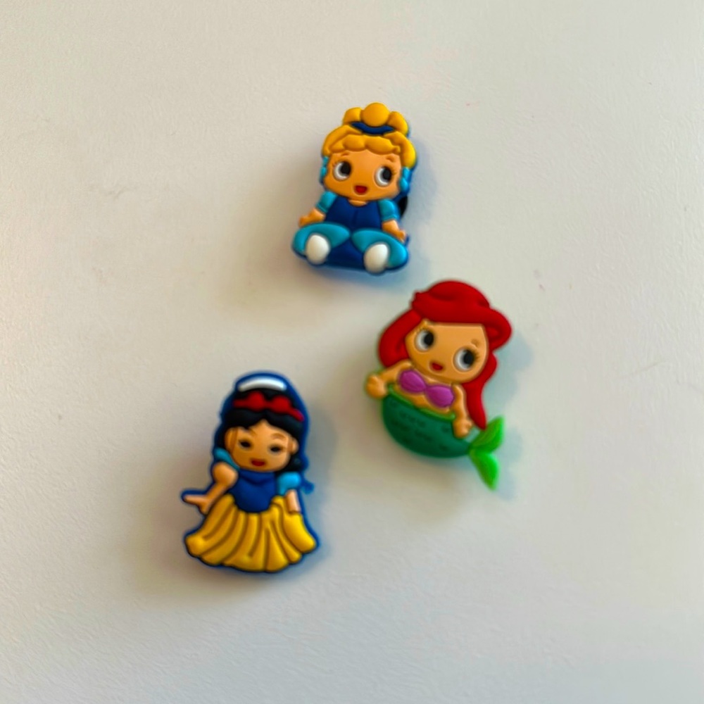 Disney princess croc charms
